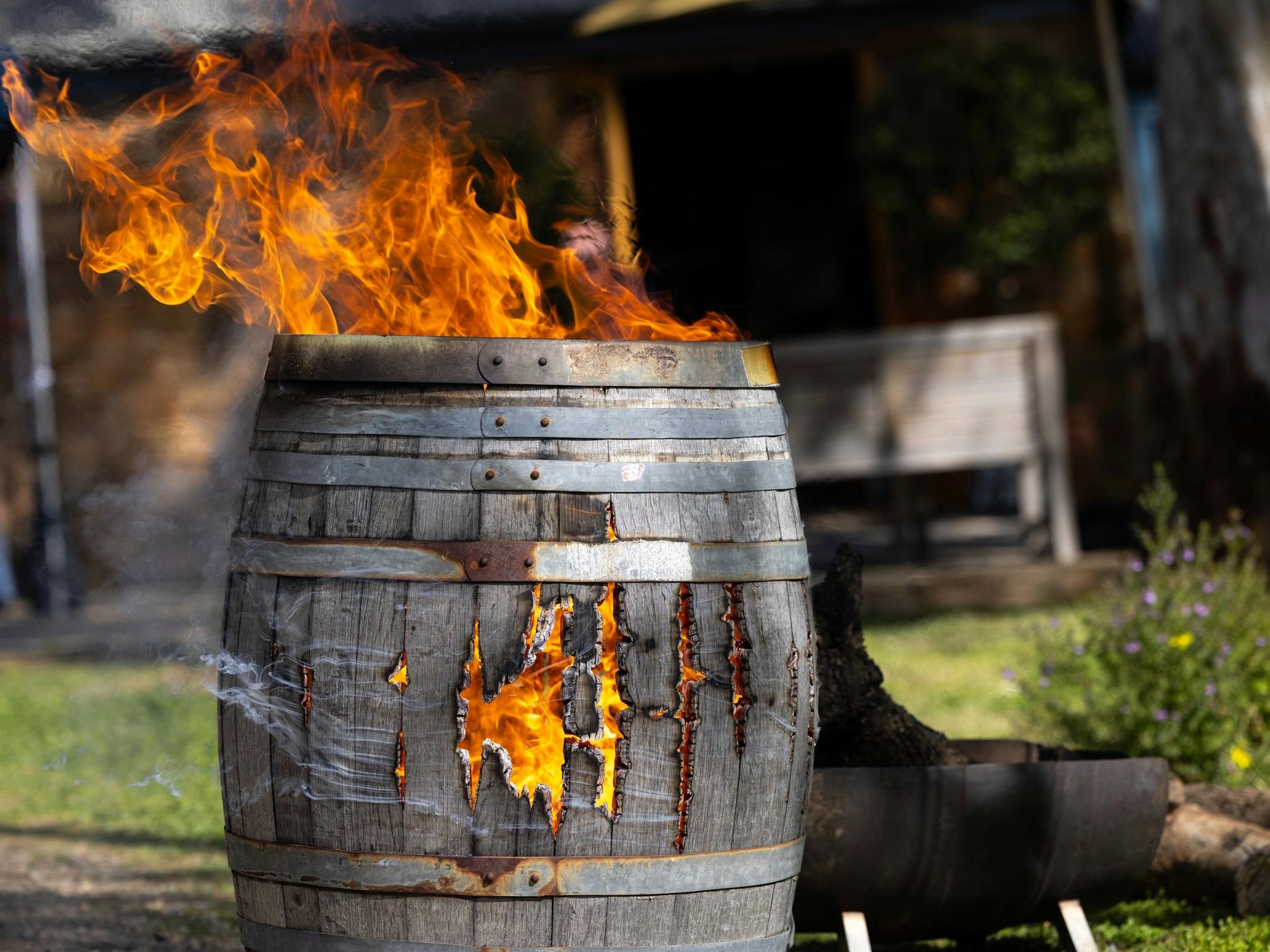 Burning Barrel
