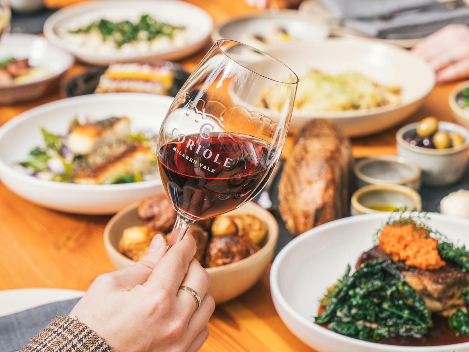 Coriole restaurant food and wine