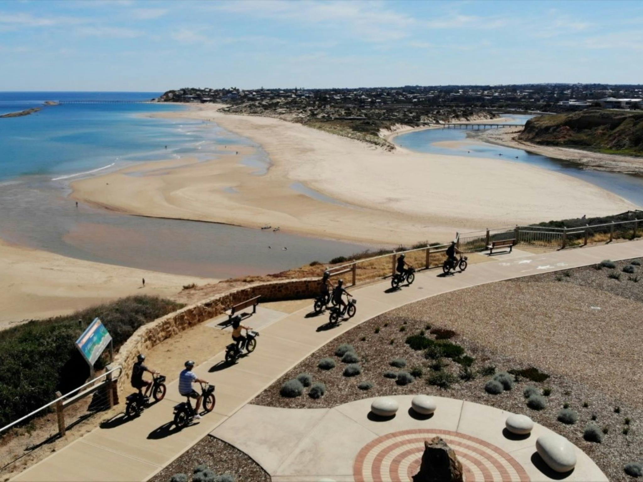 E-bike ride along the coast