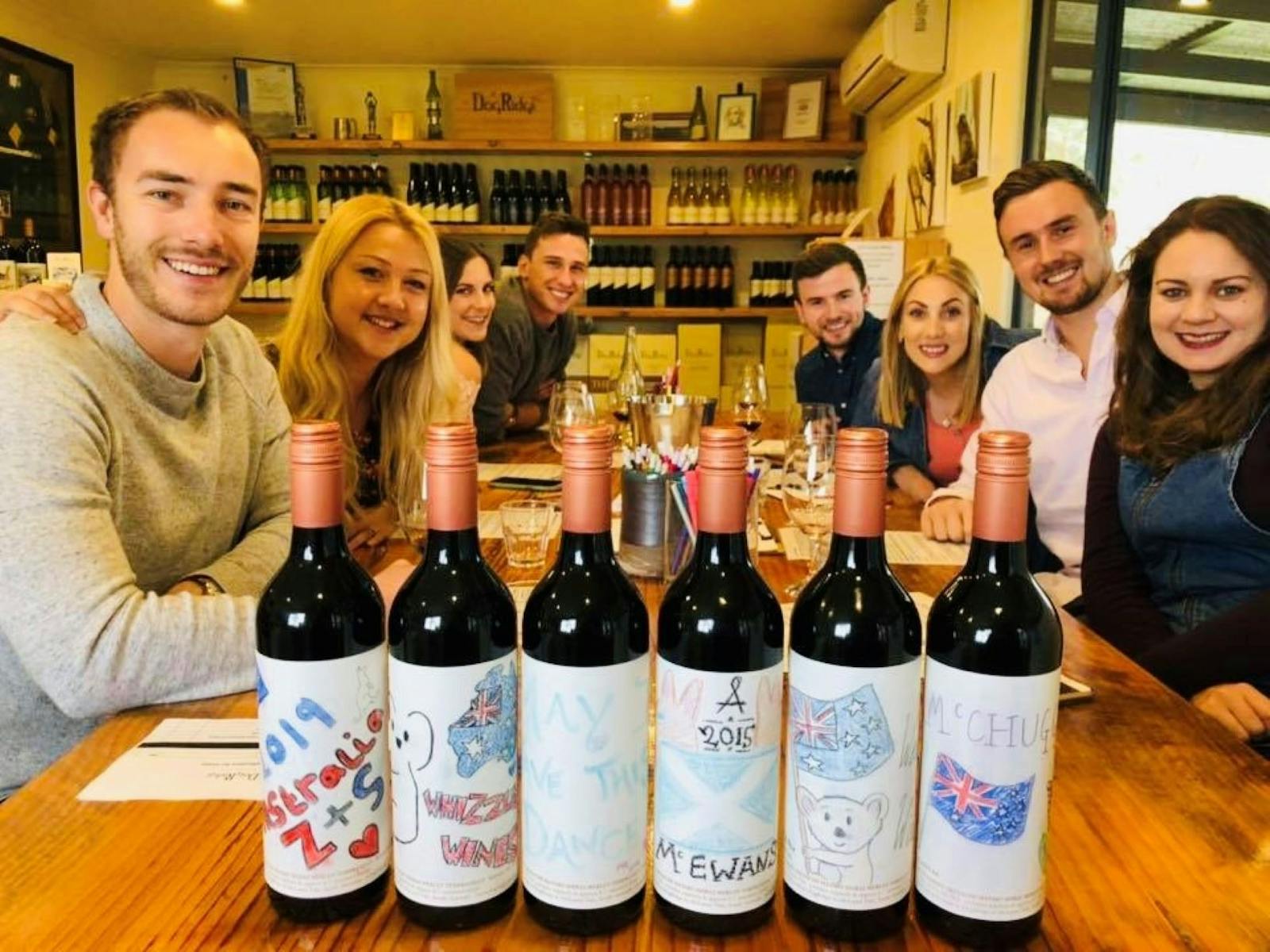 Label-Making and Wine Tasting at DogRidge