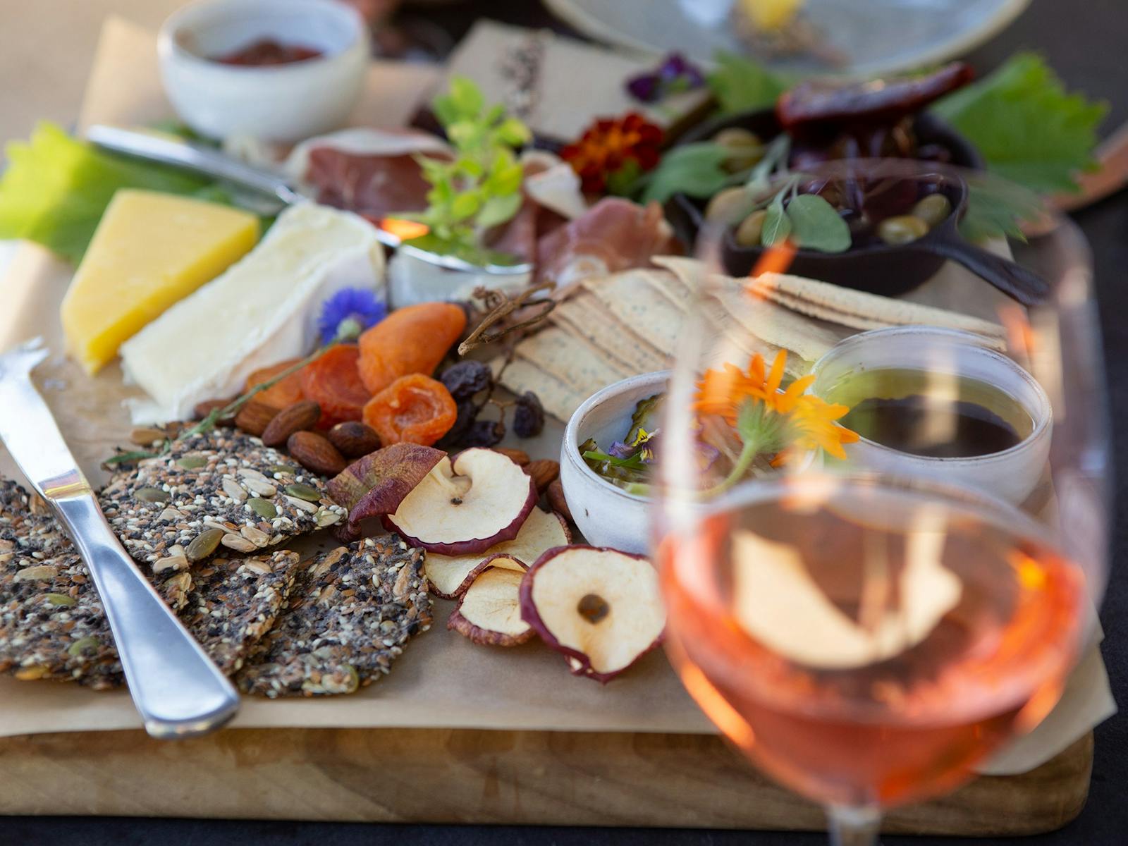 Harry’s Platter - A Selection of Fine Cured Meats, Local Cheeses, Crusty Clappis Sourdough Bread
