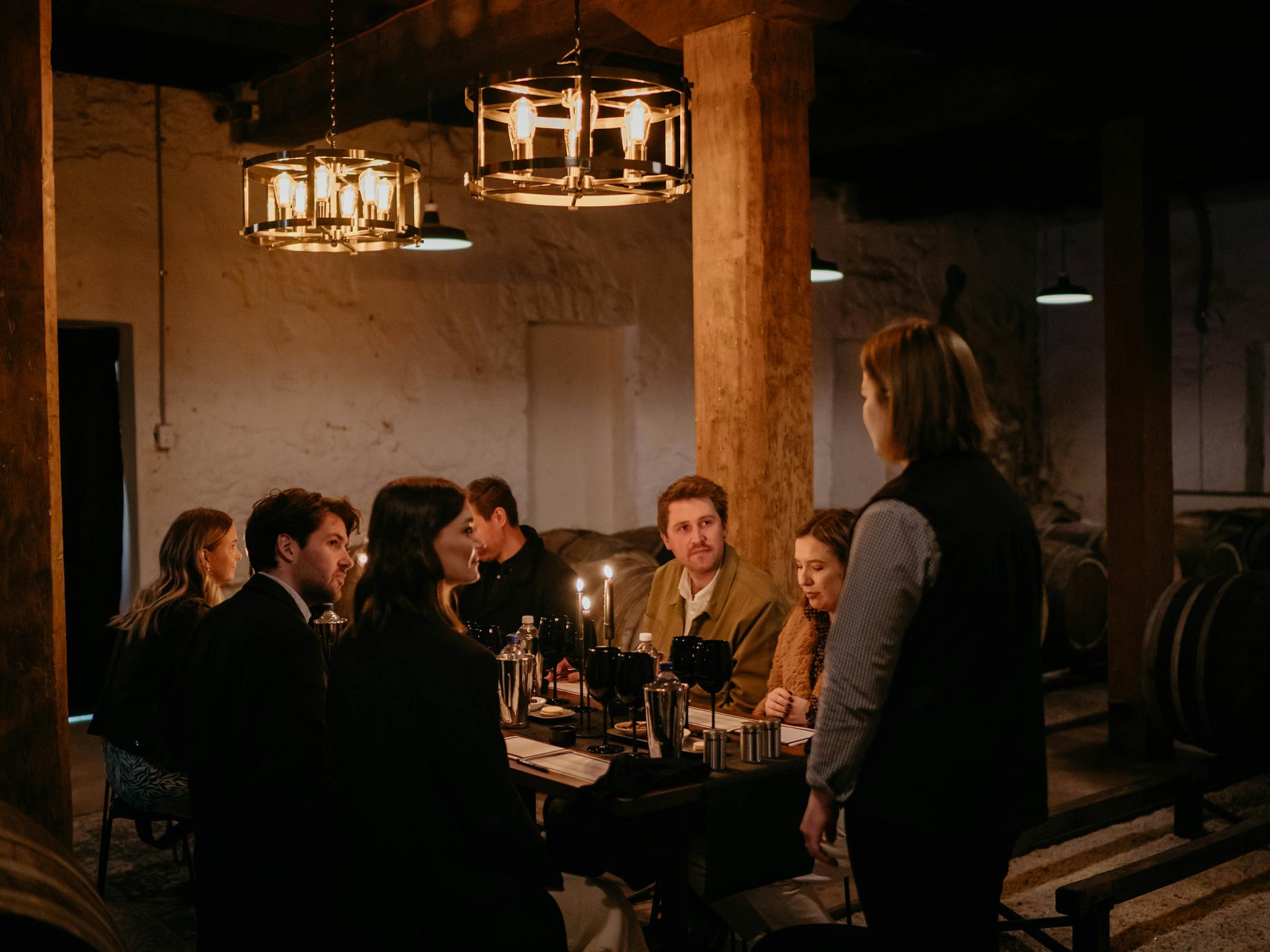 Tasting in the Dark: a sensory event