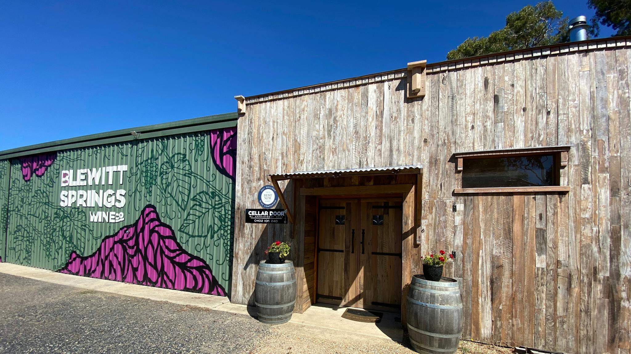 outside cellar door
