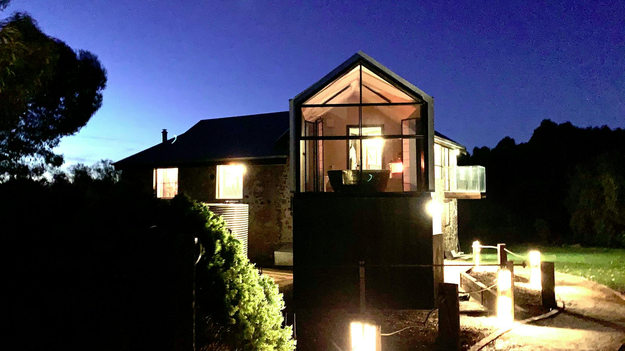 Night Granary facade