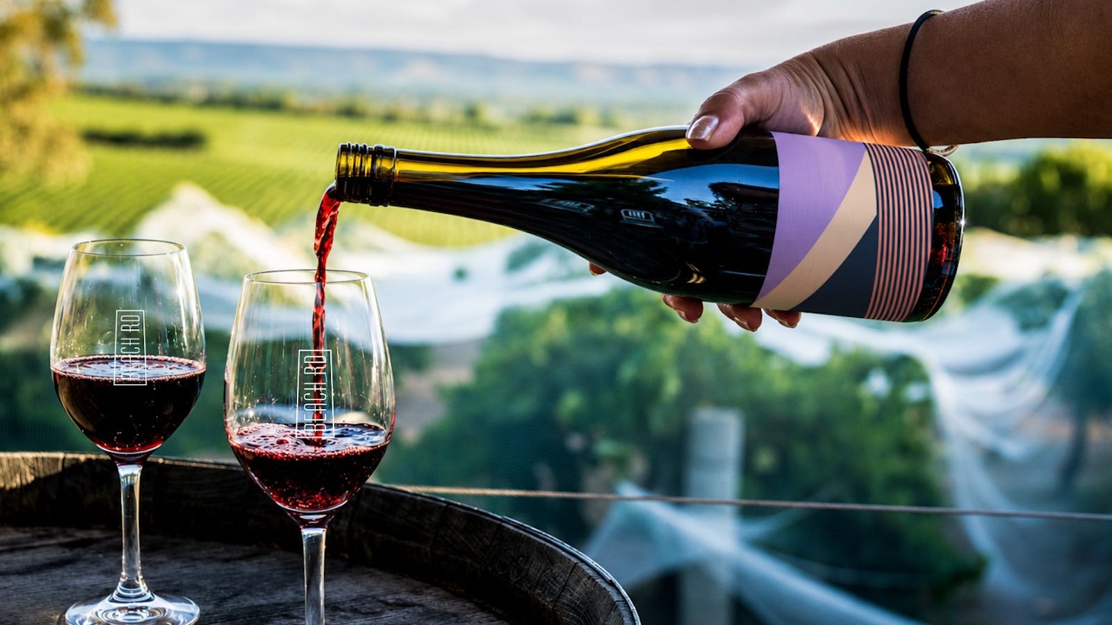 Aglianico Pour - Beach Road Winery & Restaurant