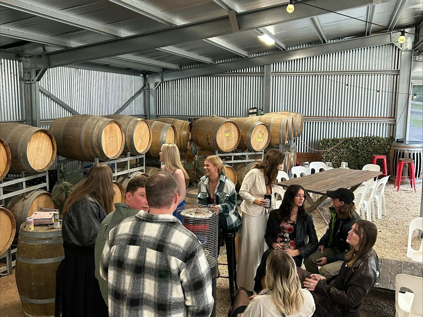 winter in the shed