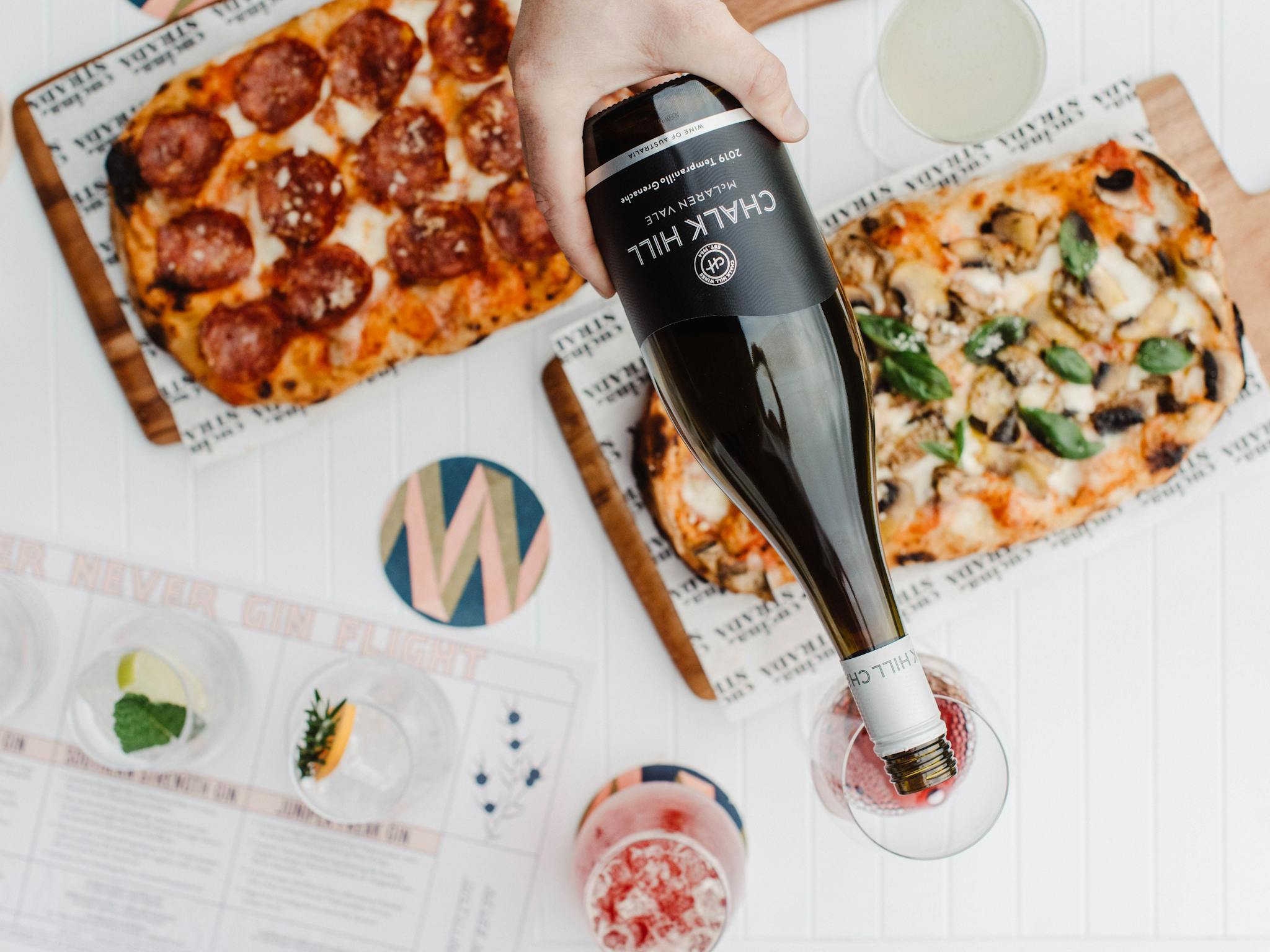Chalk Hill, Never Never Distilling Co., Cucina di Strada offerings