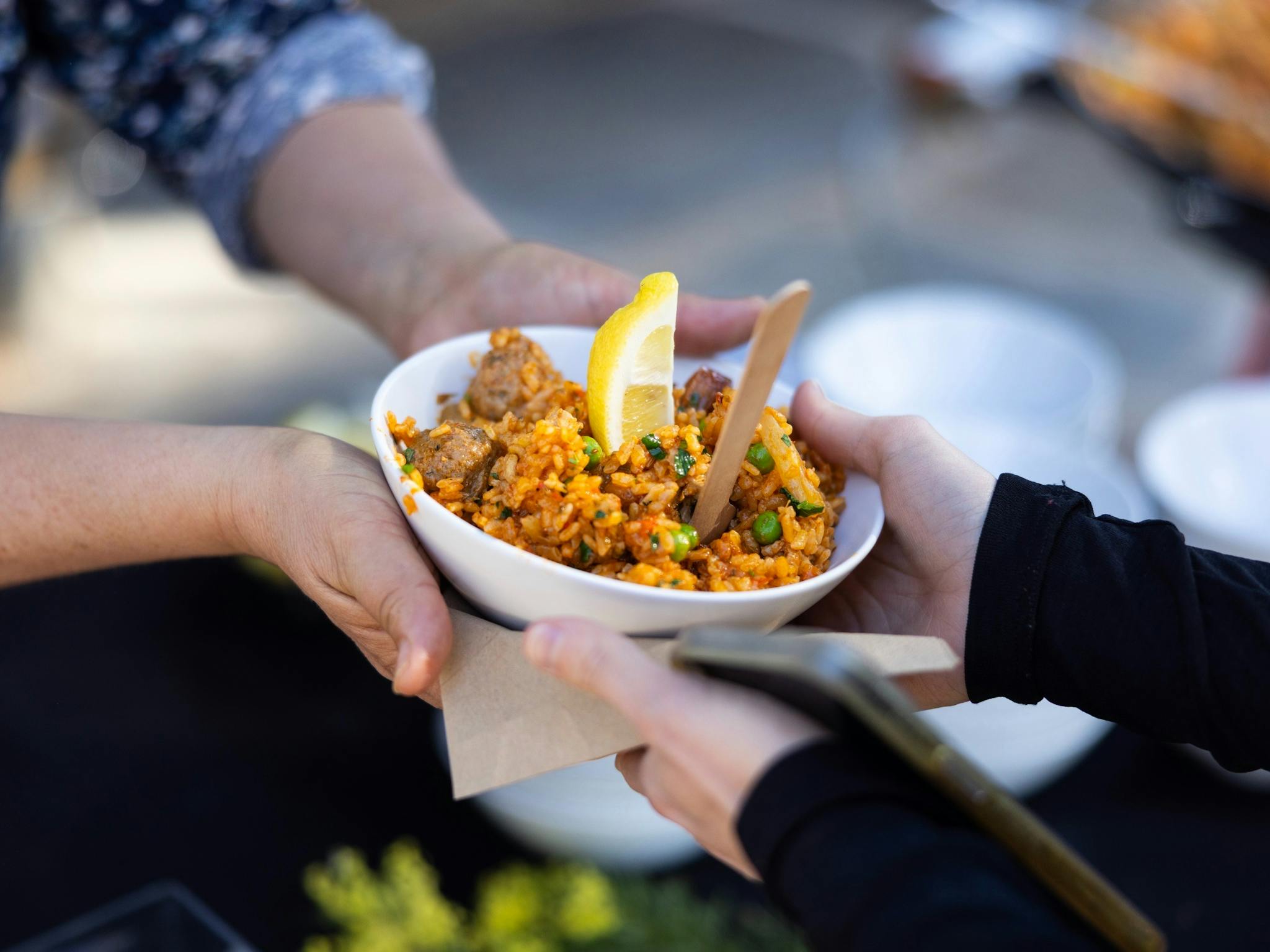 Paella bowl